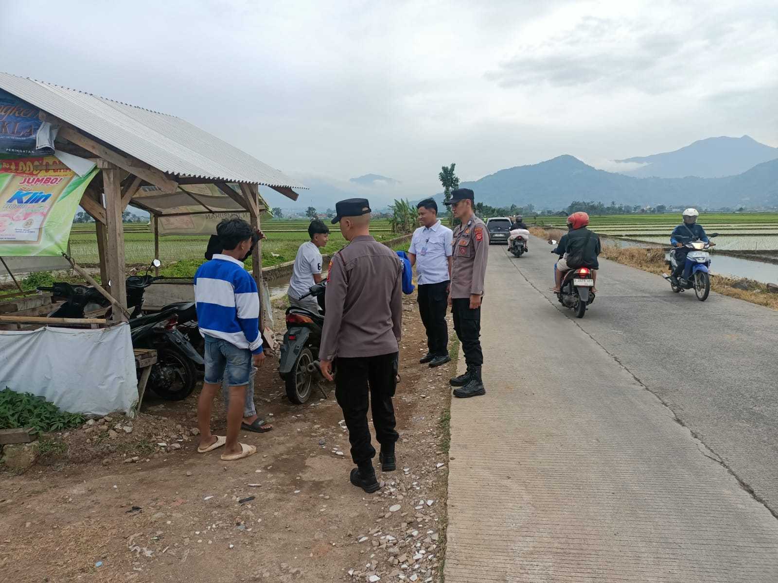 Kegiatan Rutin Yang Dioptimalkan Unit Samapta Dan Gabungan Fungsi Polsek Ciparay Polresta Bandung